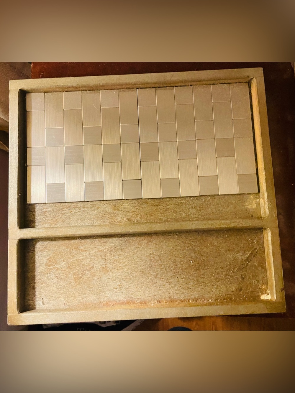 Pair of Wooden Decorative Trays